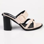 Madison Block Heel - White - 8