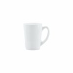 Consol Opal Glass V Shape White Mug 320ML