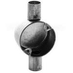 25MM Galvanised 2WAY Conduit Box