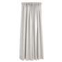 Woven Blockout Taped Curtain - White - 270 X 218CM