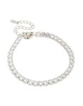 Waterproof Mens Stainless Steel Large Cubic Zirconia Tennis Bracelet