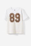 Cotton On Livvy Lux Short Sleeve Tee - White STRIPE 89