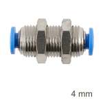AirCraft Metal Bulkhead Str. Connector 4MM