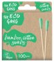 Bamboo Cotton Swabs - Green