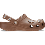 Classic Pinnacle Embellishment Clog Kids Age 5+ - Latte J6
