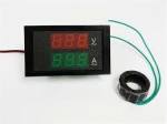 Dual Digital AC300V AC100A Panel Meter