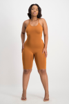 Aaliyah Tie Back Unitard - Glazed Ginger - L