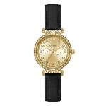 Guess Ladies Brown Gold Tone Analog Watch