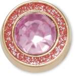 Circle Pink Gem Jibbitz - Multi Osfa