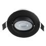 Bright Star Lighting Downlight Black Bulb Warm White Tilt LED