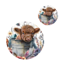 Cow Custom Printed Mouse Pad Set
