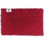 Chenille Noodle Bathmat Red