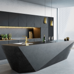 Kitchen With Island Cupboard
