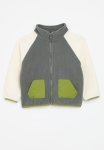 PoP Candy Contrast Teddy Fleece Jacket-multi