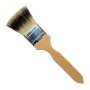 Badger Hair Brush Thin Flat 3 Inch