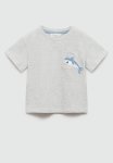 T-Shirt Shark - Light pastel Gray