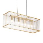 Luvia Gold Chandelier Light