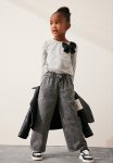 Appliqu D Jersey Top - Grey