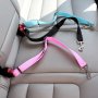 Adjustable Retractable Dog Seat Belt - Secure & Comfortable Pet Car Safety Harness Hand-washable Polyester