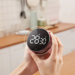 Magnetic Kitchen Timer With Large LED Display - Versatile Countdown Clock Perfect For Table Or Hook Mounting Essential Home Gadg