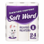 Soft Word 2 Ply Toilet Paper - 24 Rolls