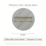 Coffee Accessories Puck Screen Reusable Heat Resistant 57.3MM 1.7MM