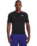 Men's Heatgear Armour Short Sleeve - BLACK-001 XS