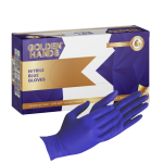Cool Blue Nitrile Gloves 3.5G Golden Hands Examination