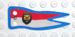 Parts Cloth Flag 5 X 2 Banner With Royal Knights Lion Head Pattern X560PX1