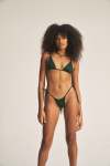 String Top & Bottoms Bikini Set - Chocolate Large