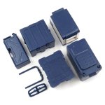 Xtra-speed 1:10 Scale Plastic Equipment Case Blue