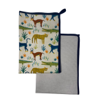 Safari Day Kitchen Towel Set Of 2