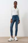 High Rise Skinny Jeans - 16 Mid Wash