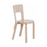 Chair 66 Dining Chair In Natural Natural White Natural Black - Black