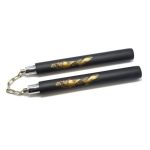 Nunchaku Black Foam - Chain With Ball Bearing 12