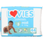 Midi Size 3 4-9KG Premium Nappies 44 Pack