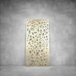 Wall Art D114 - 2000 X 1000 X 20 Indoor Rust Coat Warm White