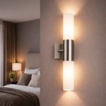 Essence Up And Down Wall Light Satin Chrome