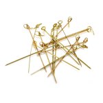 Bamboo Knotted Skewers 90MM – Green
