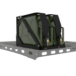 Dual Jerry Can Bracket – Lockable For