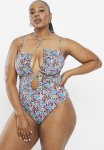 Plus The Eva Full Piece - Print Floral