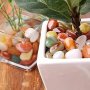 Natura L Rain Flower Stones - Colorful Pebbles For Aquariums & Planters Assorted Colors
