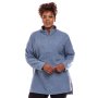 Donnay Plus Size Rib Cashmere Knit Blue