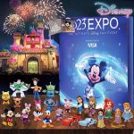 24PCS Disney Co-branded Transparent Acrylic Display Box Dustproof And Waterproof Collectible Display Box Suitable For Christmas 