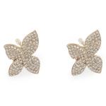 Goldair Gold Four Leaf Stud Earrings