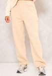 Sand Sweat Cuffed High Waist Joggers - Sand