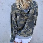Camo Hoodie Grey Large
