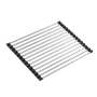 Roco Roll Up Dish Drying Mat/colander Stainless Steel 470MM X 460MM