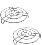 2PCS Round Trivet pot Rest Shine Trivet