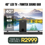 Spring Saver 40 Inch LED Tv Combo